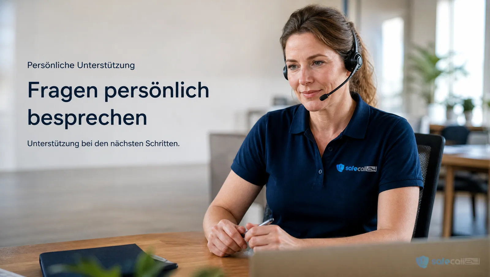 Persönliche Unterstützung: Fragen persönlich besprechen. Unterstützung bei den nächsten Schritten.