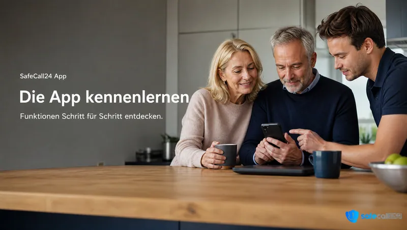 SafeCall24 App: Die App kennenlernen. Funktionen Schritt für Schritt entdecken.
