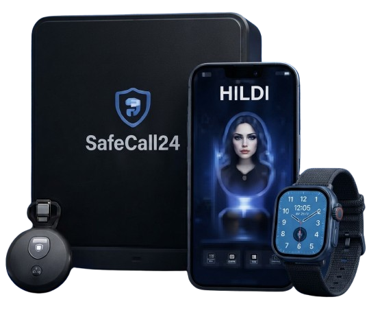 SafeCall24 Premium SchutzBox — Schutzbox, HILDI, SafeWatch Senior und SafeButton24