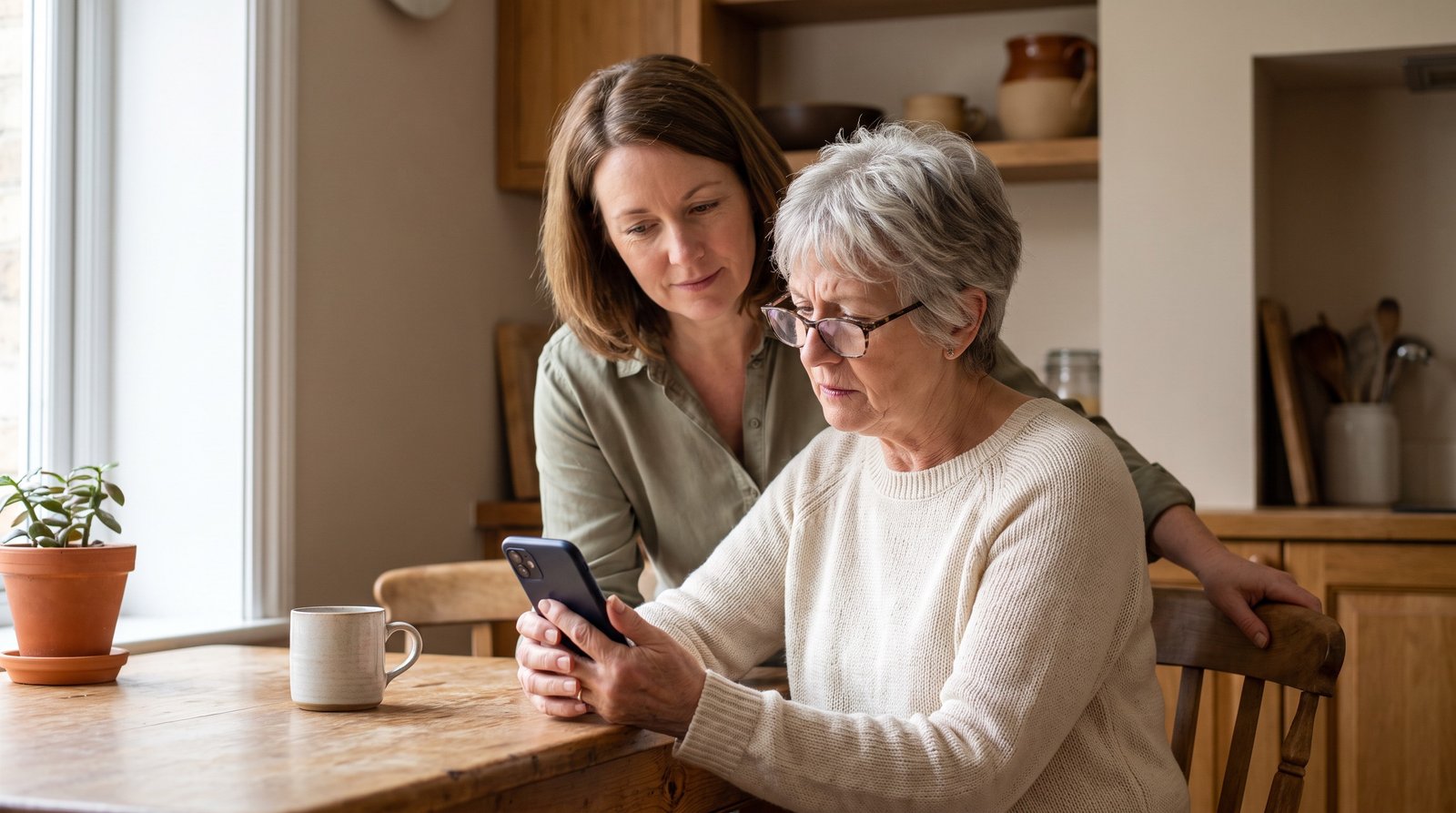 Beispiel einer ungewöhnlichen Familienanfrage mit neuer Telefonnummer